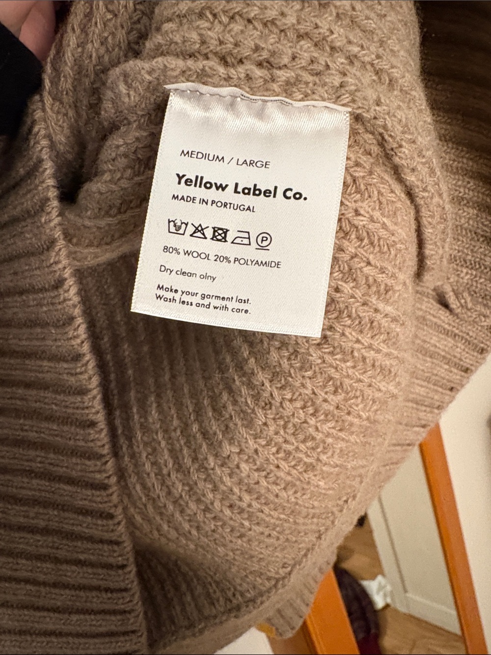 Wool Ribbed Crewneck Sweater - Picture 2 of 2